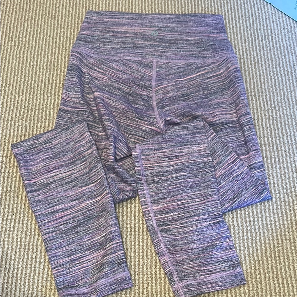 LULULEMON purple and pink leggings size 2